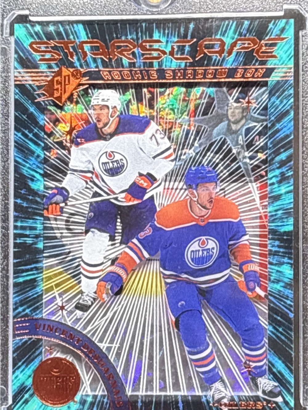 SP Authentic Starscape Vincent Deshaun’s Rookie Shadow Box Hockey Trading Card